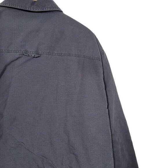 Mens Levi's Cotton Blend Sherpa Lined Navy Blue Utility Field Jacket Size XL - Picture 11 of 15